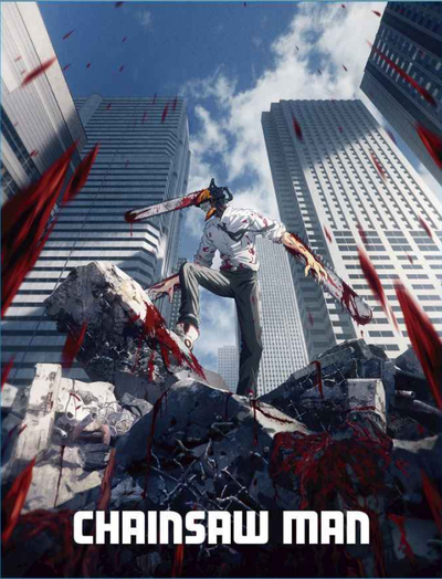 Chainsaw Man - Chainsaw Man Poster Throw Blanket